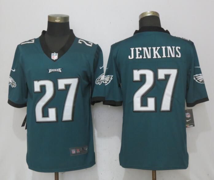 Men Philadelphia Eagles #27 Jenkins Green Vapor Untouchable New Nike Limited NFL Jerseys->philadelphia eagles->NFL Jersey